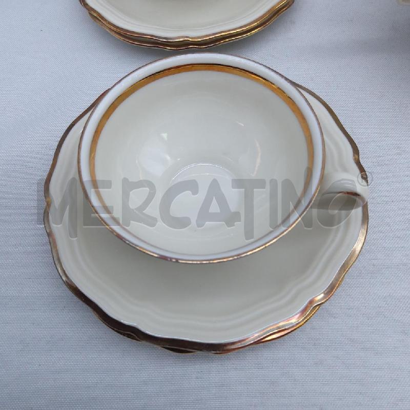 12 TAZZINE BAVARIA MARIE LUISE AVORIO BORDO ORO  | Mercatino dell'Usato San maurizio canavese 4
