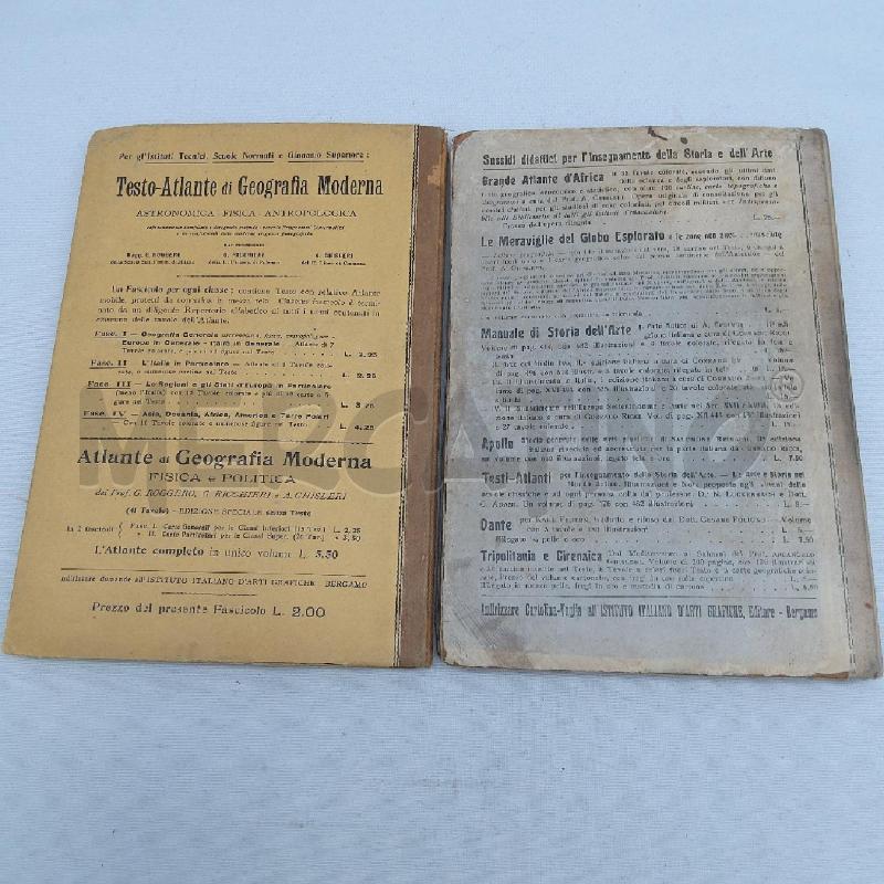 2 LIBRI EPOCA TESTO-ATLANTE SCOLASTICO GEOGRAFIA | Mercatino dell'Usato San maurizio canavese 2