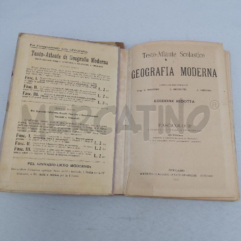 2 LIBRI EPOCA TESTO-ATLANTE SCOLASTICO GEOGRAFIA | Mercatino dell'Usato San maurizio canavese 3