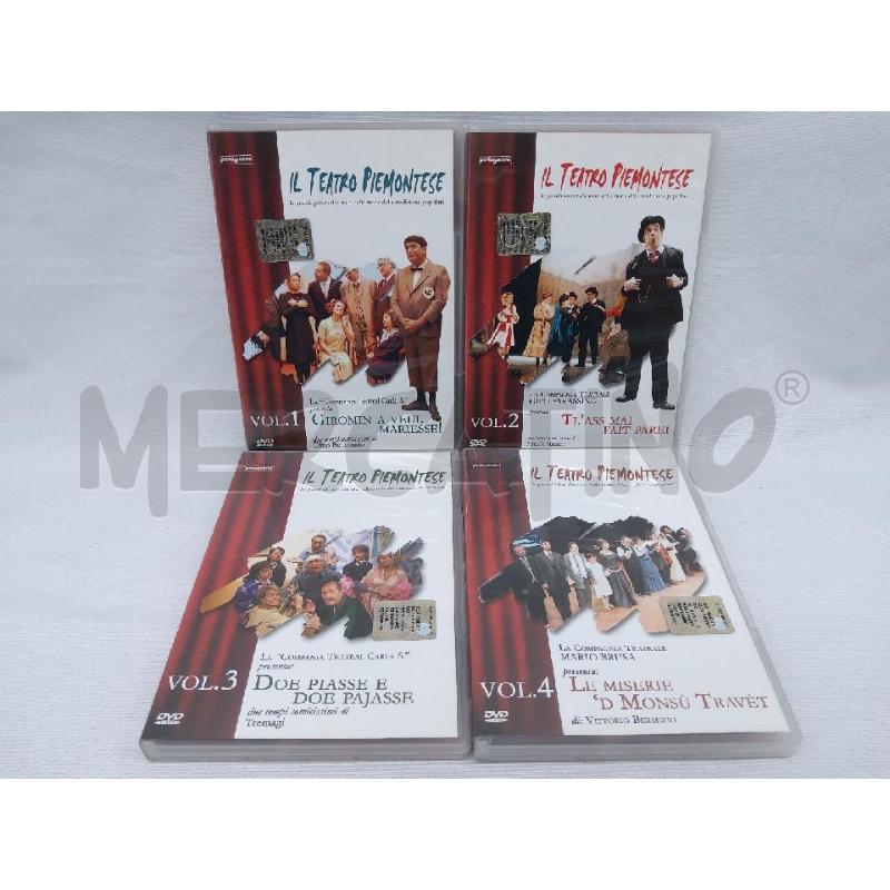 4 DVD IL TATRO PIEMONTESE | Mercatino dell'Usato San maurizio canavese 2
