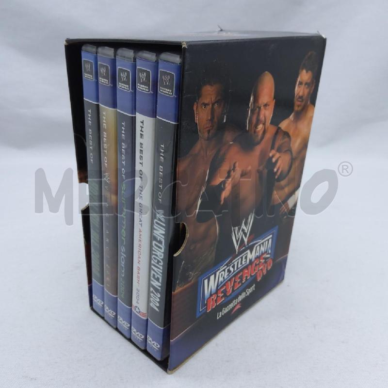 5 DVD COFANETTO WRESTLEMANIA REVENGE | Mercatino dell'Usato San maurizio canavese 1