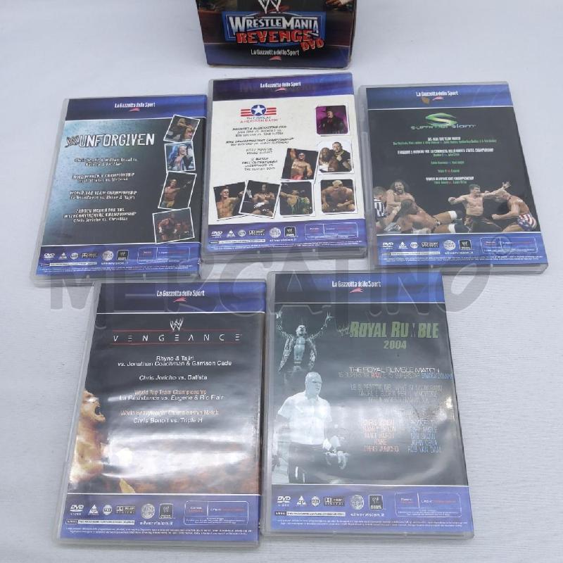 5 DVD COFANETTO WRESTLEMANIA REVENGE | Mercatino dell'Usato San maurizio canavese 3