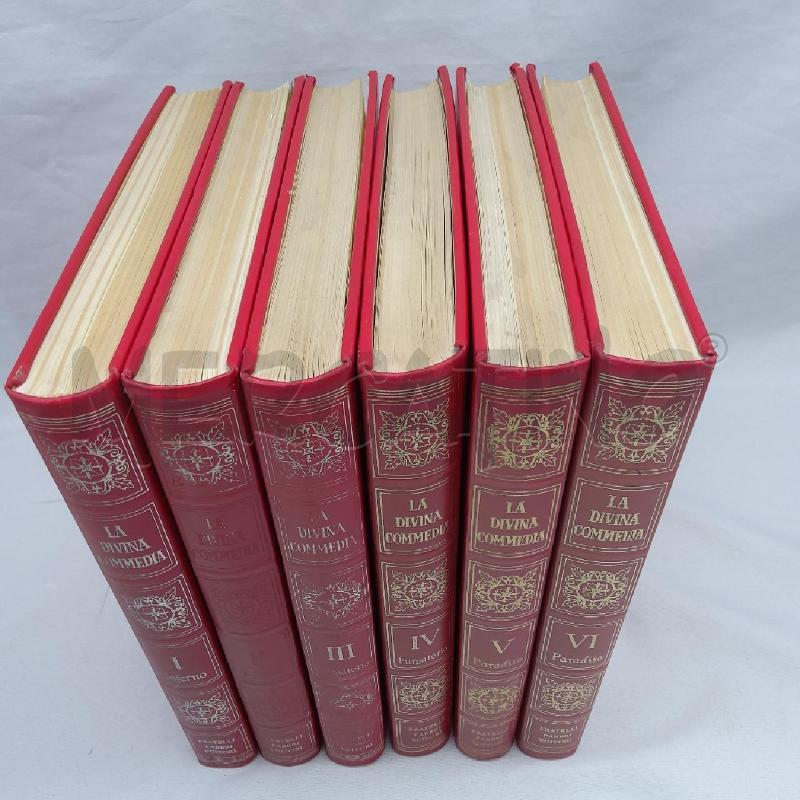 6 VOLUMI DIVINA COMMEDIA FRATELLI FABBRI EDITORI EDIZIONE 1963 | Mercatino dell'Usato San maurizio canavese 2
