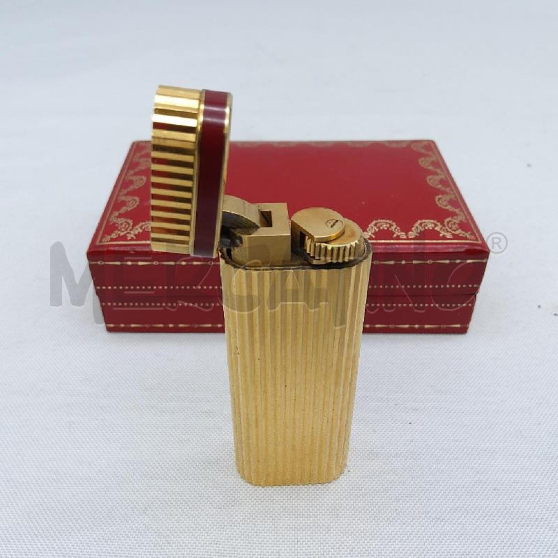 ACCENDINO DA COLLEZIONE CARTIER RIGATO ORO | Mercatino dell'Usato San maurizio canavese 4