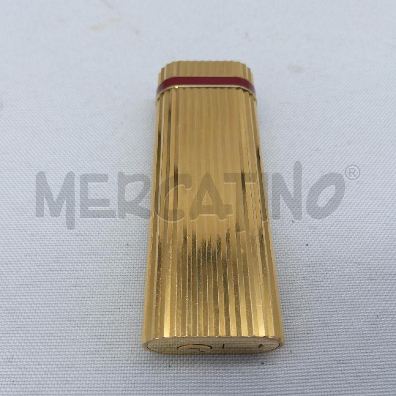 ACCENDINO DA COLLEZIONE CARTIER RIGATO ORO | Mercatino dell'Usato San maurizio canavese 5