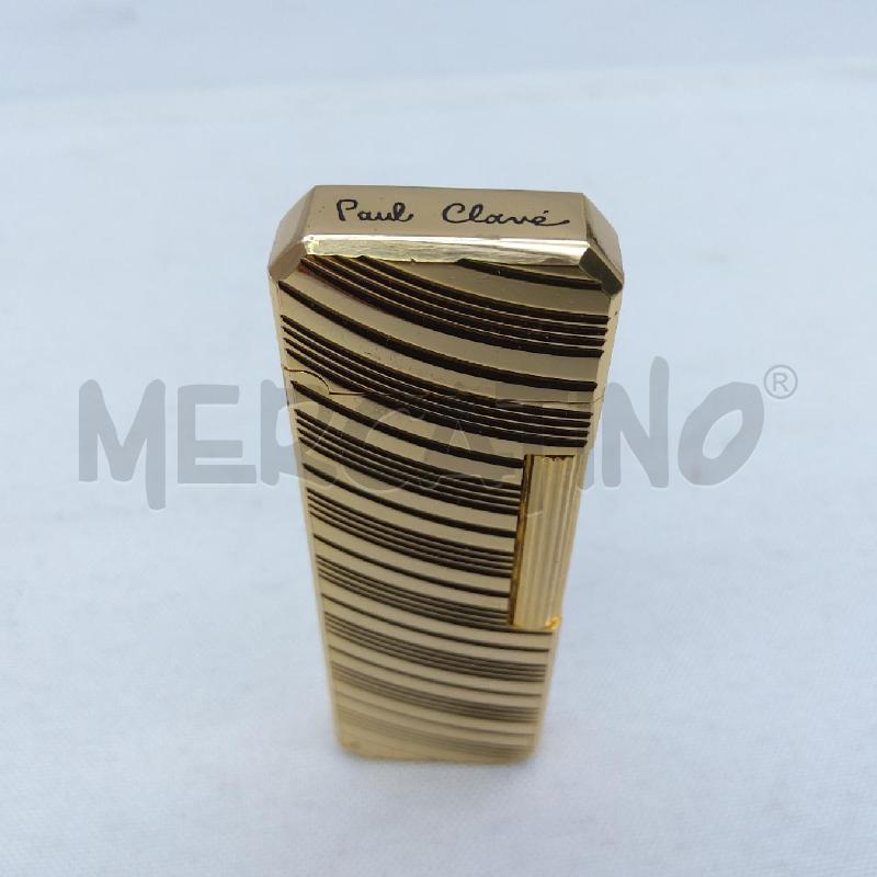 ACCENDINO DA COLLEZIONE PAUL CLAVÉ DORATO | Mercatino dell'Usato San maurizio canavese 1