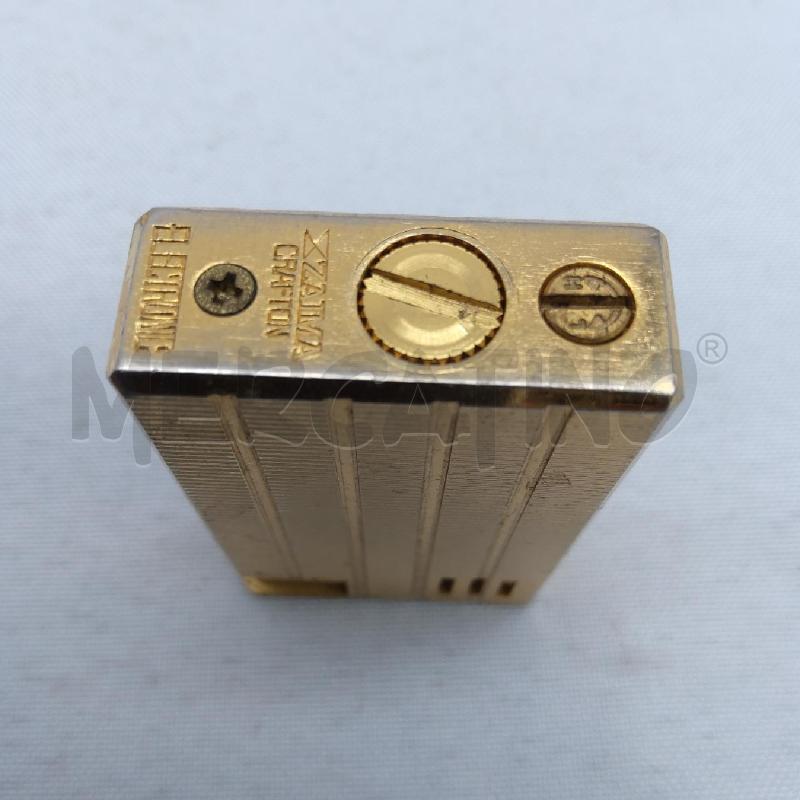 ACCENDINO DA COLLEZIONE ZAIMA CRAFTON DORATO | Mercatino dell'Usato San maurizio canavese 4