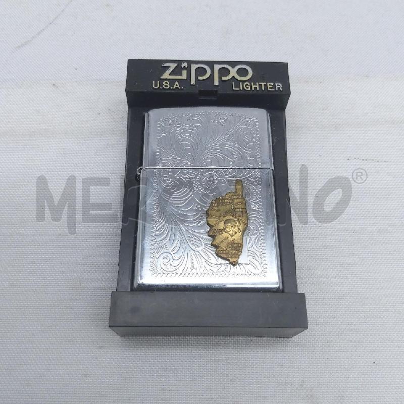 ACCENDINO DA COLLEZIONE ZIPPO CORSICA RILIEVO | Mercatino dell'Usato San maurizio canavese 1