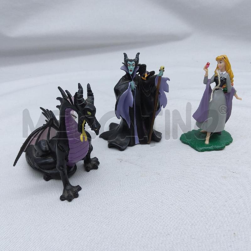ACTION FIGURE MALEFICA+DRAGO DISNEY+PRINCIPESSA AURORA  | Mercatino dell'Usato San maurizio canavese 2
