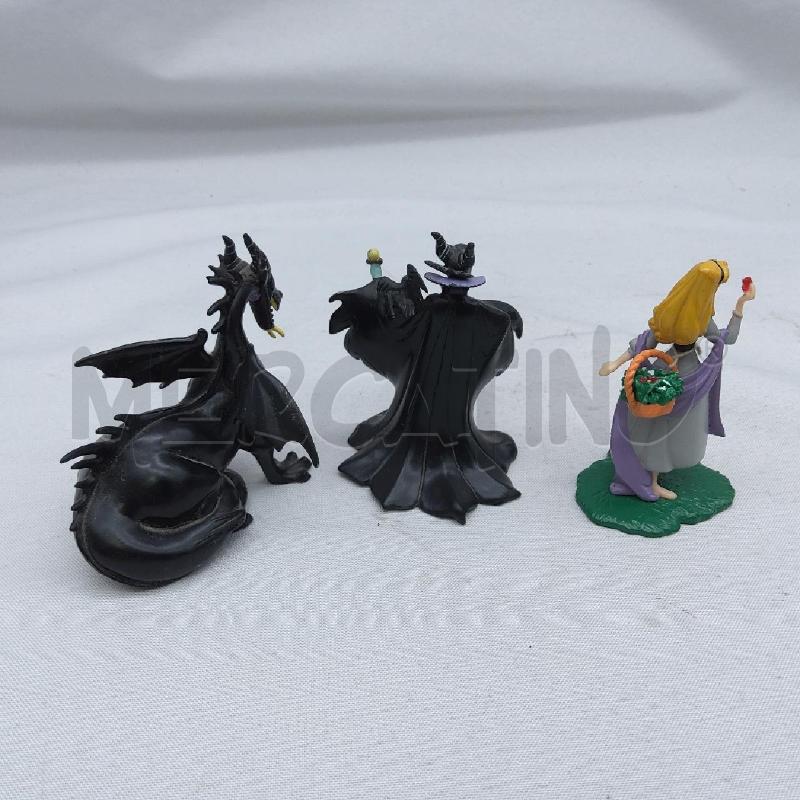 ACTION FIGURE MALEFICA+DRAGO DISNEY+PRINCIPESSA AURORA  | Mercatino dell'Usato San maurizio canavese 3