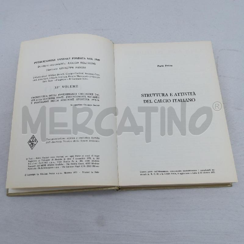 ALMANACCO CALCIO 1976 PANINI MODENA | Mercatino dell'Usato San maurizio canavese 4