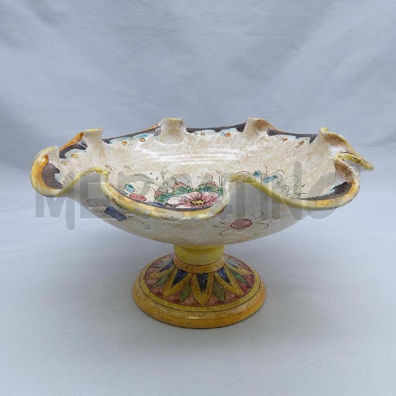 ALZATINA CERAMICA DERUTA 3 FIORI CENTRALI | Mercatino dell'Usato San maurizio canavese 1