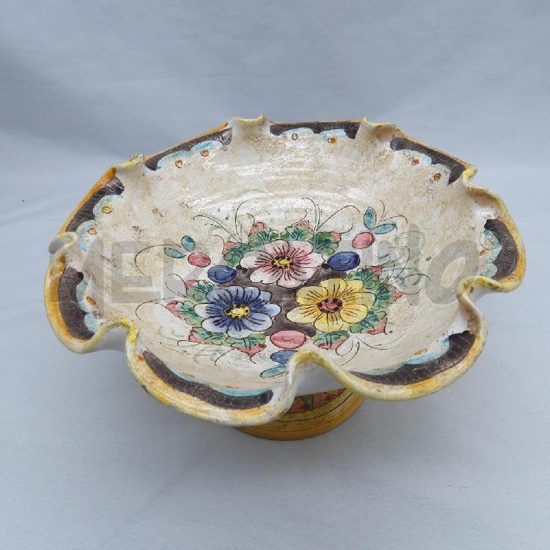 ALZATINA CERAMICA DERUTA 3 FIORI CENTRALI | Mercatino dell'Usato San maurizio canavese 2