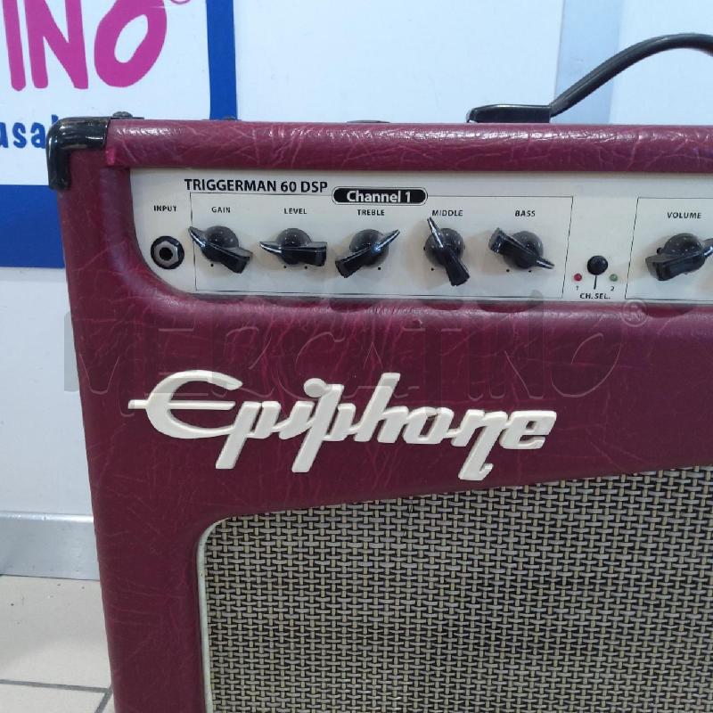AMPLIFICATORE EPIPHONE BORDEAUX+CAVO 124 | Mercatino dell'Usato San maurizio canavese 3