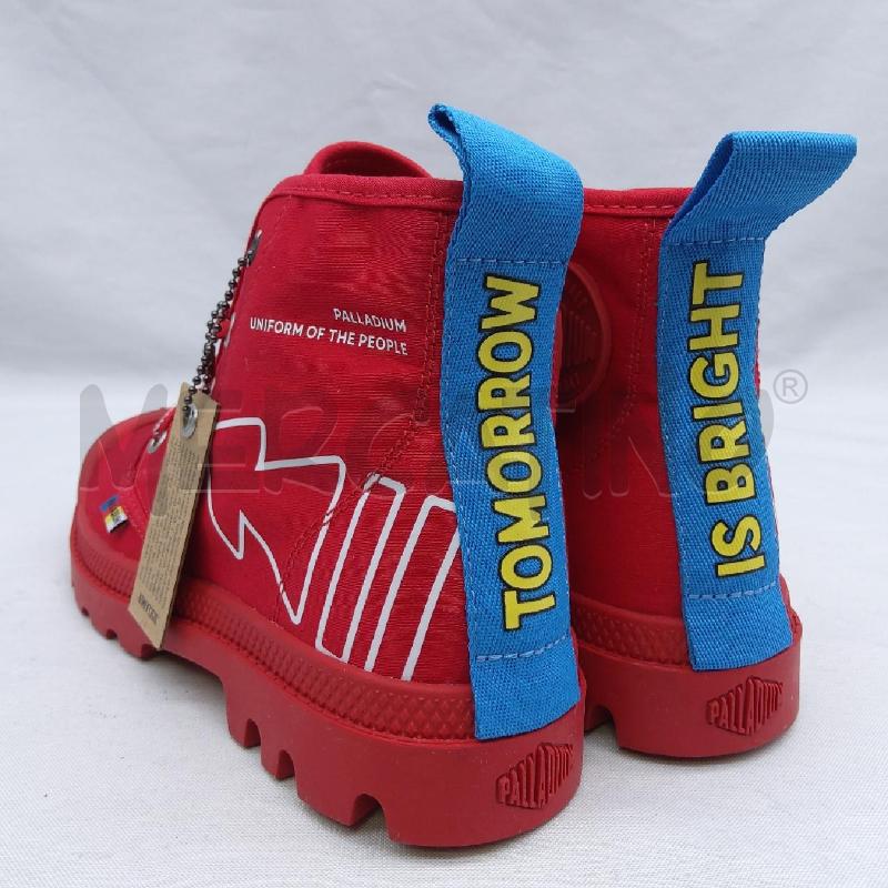 ANFIBI DONNA PALLADIUM SC2 ROSSO TELA  | Mercatino dell'Usato San maurizio canavese 4