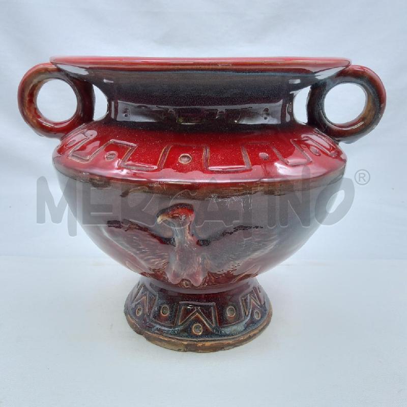 ANFORA CERAMICA GUZZO MASALA BORDEAUX 2 MANICI | Mercatino dell'Usato San maurizio canavese 1