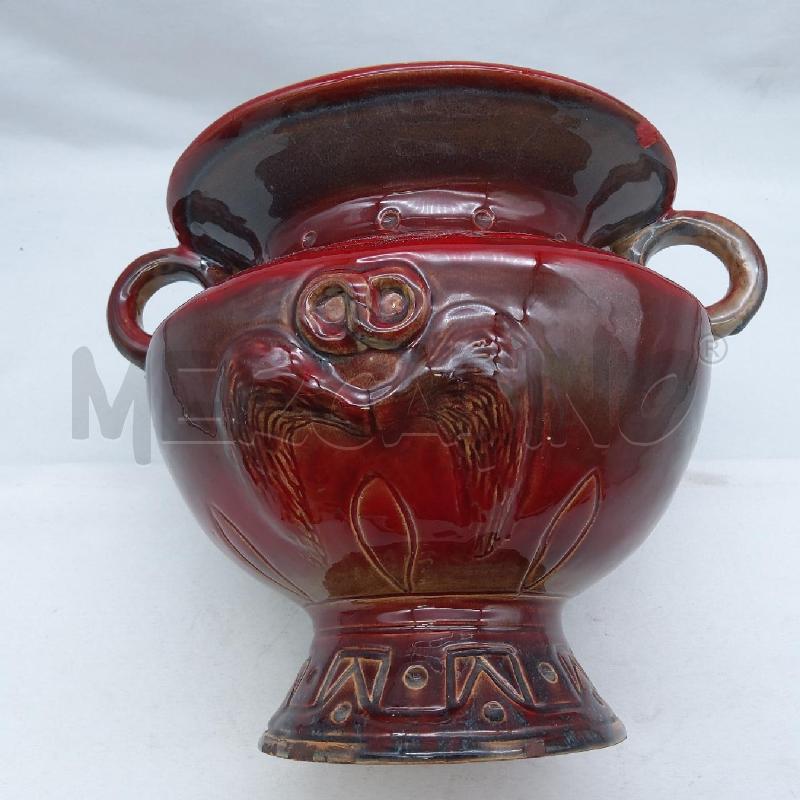 ANFORA CERAMICA GUZZO MASALA BORDEAUX 2 MANICI | Mercatino dell'Usato San maurizio canavese 3