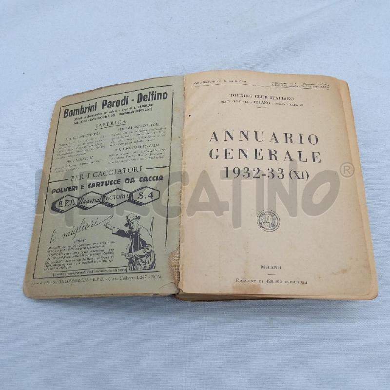 ANNUARIO GENERALE 1932-33 MICHELIN | Mercatino dell'Usato San maurizio canavese 3