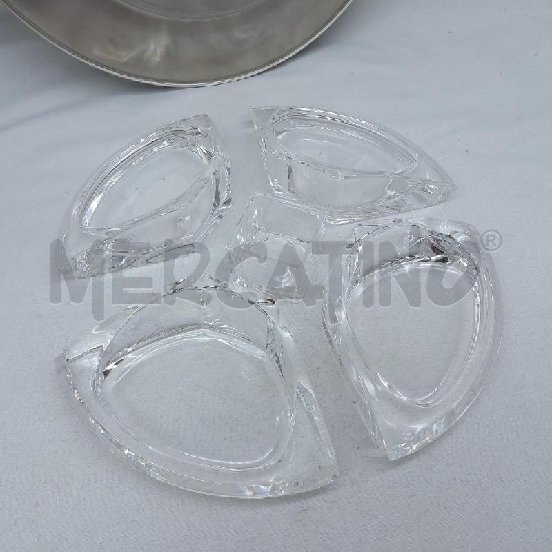ANTIPASTIERA ROTONDA GOTTINGHEN ACCIAIO ORO | Mercatino dell'Usato San maurizio canavese 4
