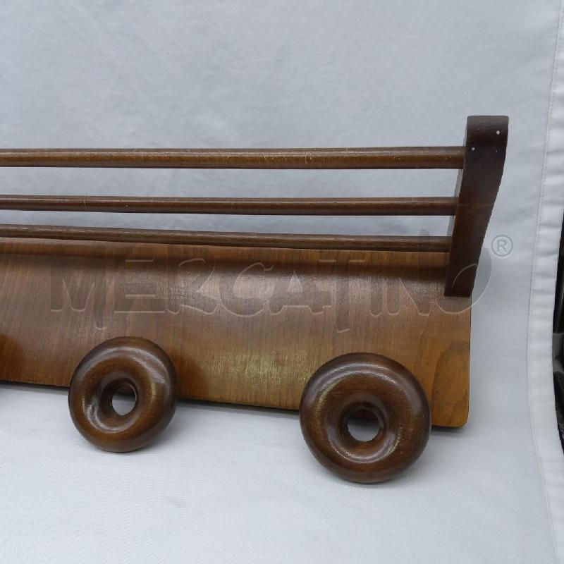 APPENDI ABITI LEGNO 4 POMELLI TONDI | Mercatino dell'Usato San maurizio canavese 2