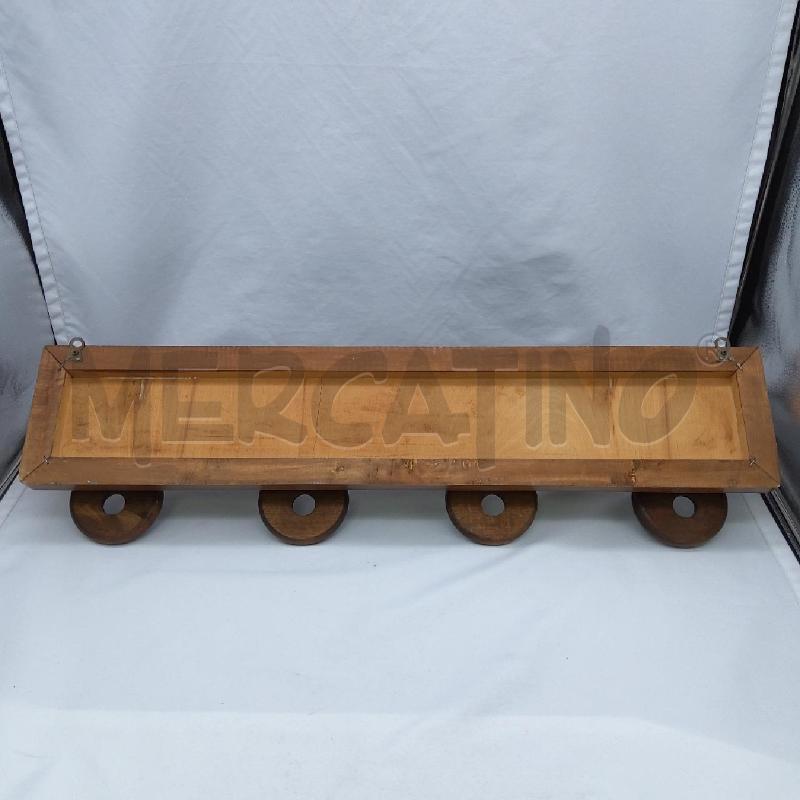 APPENDI ABITI LEGNO 4 POMELLI TONDI | Mercatino dell'Usato San maurizio canavese 4