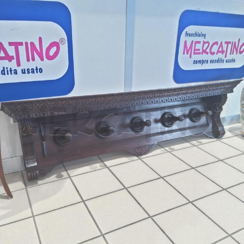 APPENDI ABITI LEGNO LAVORATO 5 POSTI | Mercatino dell'Usato San maurizio canavese 2
