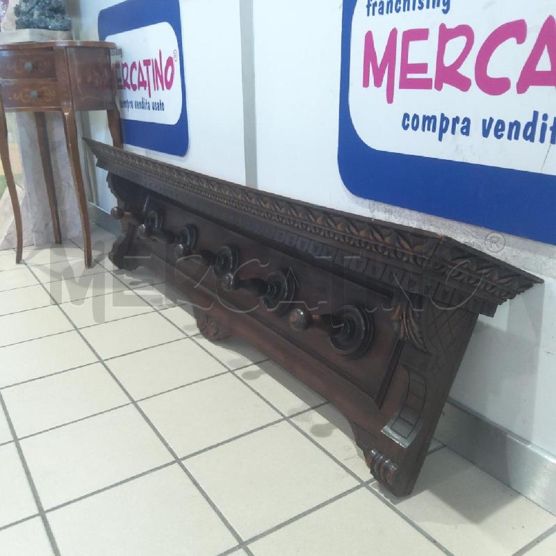 APPENDI ABITI LEGNO LAVORATO 5 POSTI | Mercatino dell'Usato San maurizio canavese 4