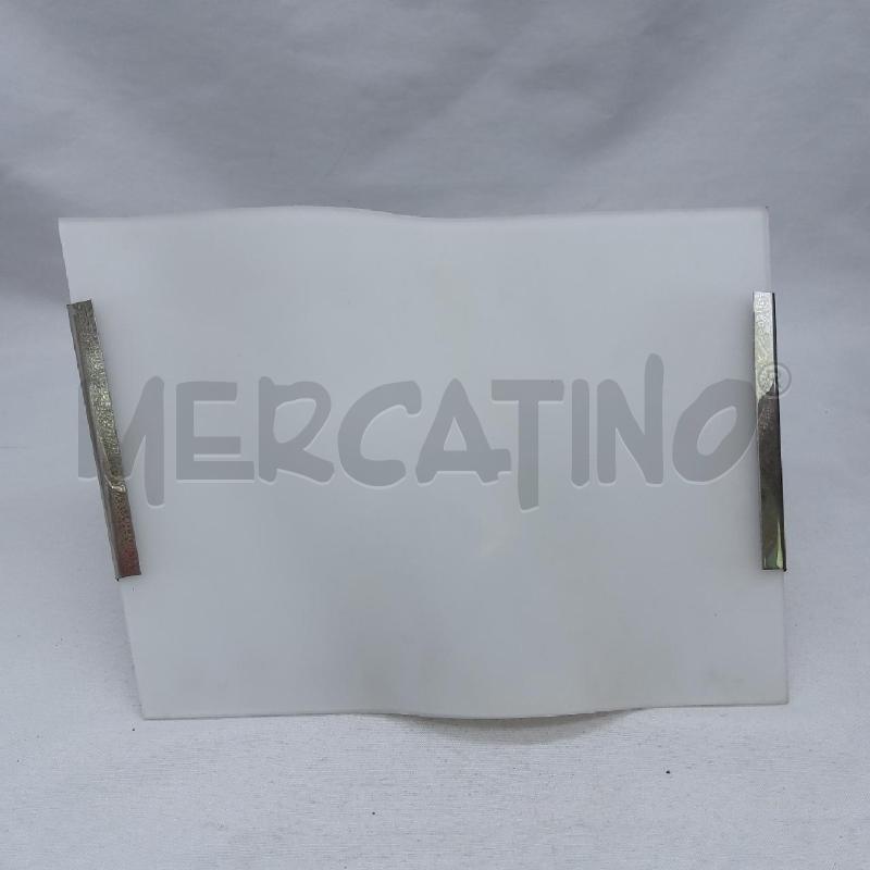 APPLIQUE FAZZOLETTO VETRO BCO SATINATO | Mercatino dell'Usato San maurizio canavese 1