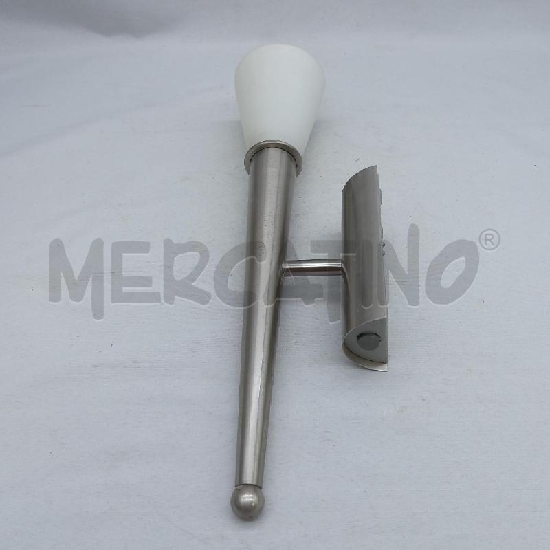 APPLIQUE FIACCOLA ACCIAIO COPPA BIANCO SATINATO | Mercatino dell'Usato San maurizio canavese 3