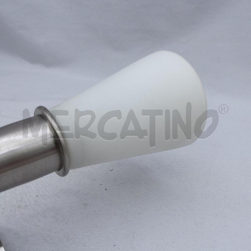 APPLIQUE FIACCOLA ACCIAIO COPPA BIANCO SATINATO | Mercatino dell'Usato San maurizio canavese 5