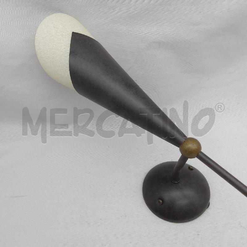 APPLIQUE FIACCOLA METALLO RAMATO / VETRO | Mercatino dell'Usato San maurizio canavese 2