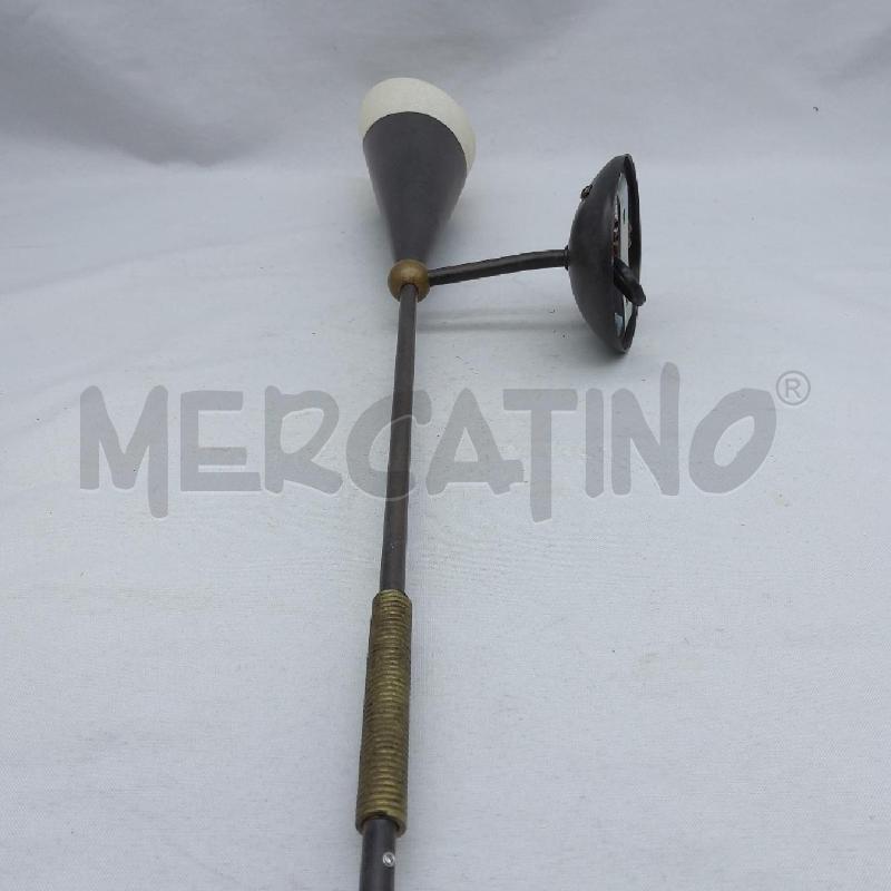 APPLIQUE FIACCOLA METALLO RAMATO / VETRO | Mercatino dell'Usato San maurizio canavese 4