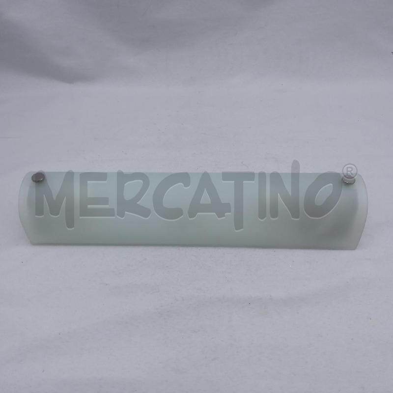APPLIQUE TUBO VETRO BCO SATINATO | Mercatino dell'Usato San maurizio canavese 1