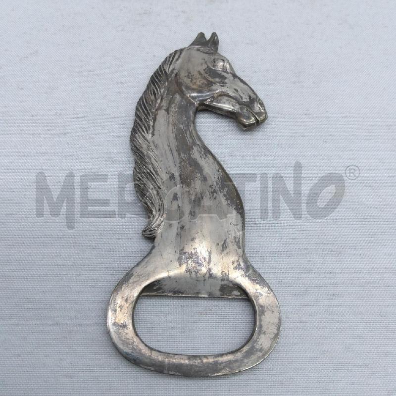 APRI BOTTIGLIA CAVALLO METALLO | Mercatino dell'Usato San maurizio canavese 1