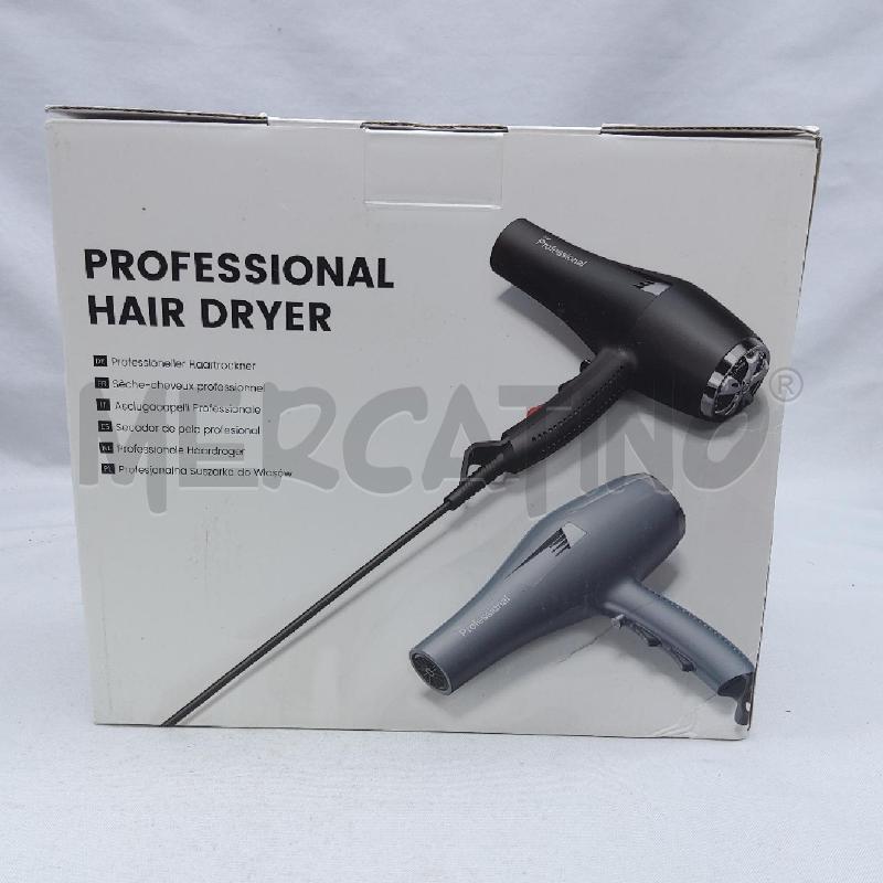 ASCIUGA CAPELLI PROFESSIONALE NERO | Mercatino dell'Usato San maurizio canavese 1