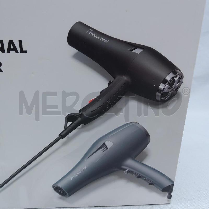 ASCIUGA CAPELLI PROFESSIONALE NERO | Mercatino dell'Usato San maurizio canavese 2