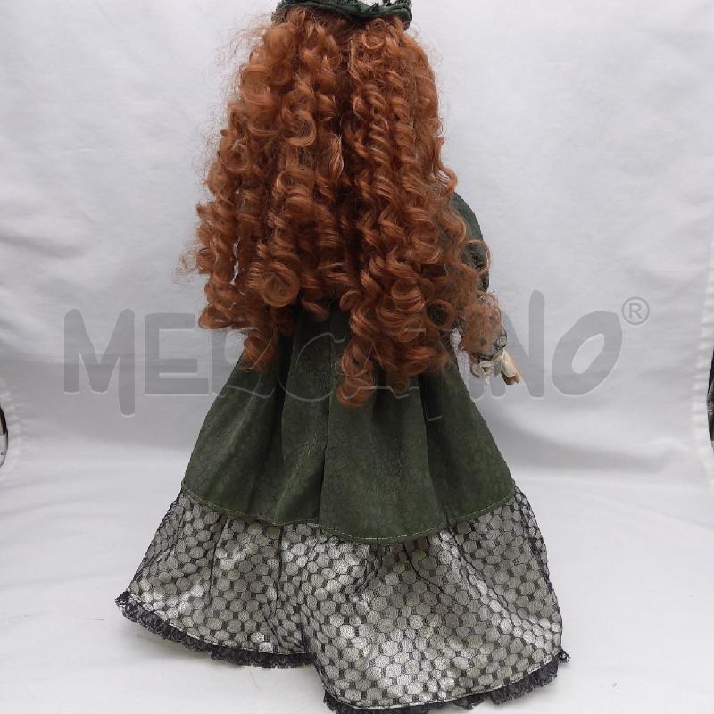BAMBOLE COLLEZIONE VESTITO VERDONE PIZZO CAPPELLO + OMBRELLINO | Mercatino dell'Usato San maurizio canavese 5
