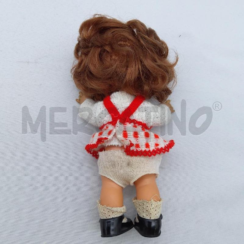 BAMBOLINA MIGLIORATI VESTITO BNC ROSSO H 23 CM | Mercatino dell'Usato San maurizio canavese 2