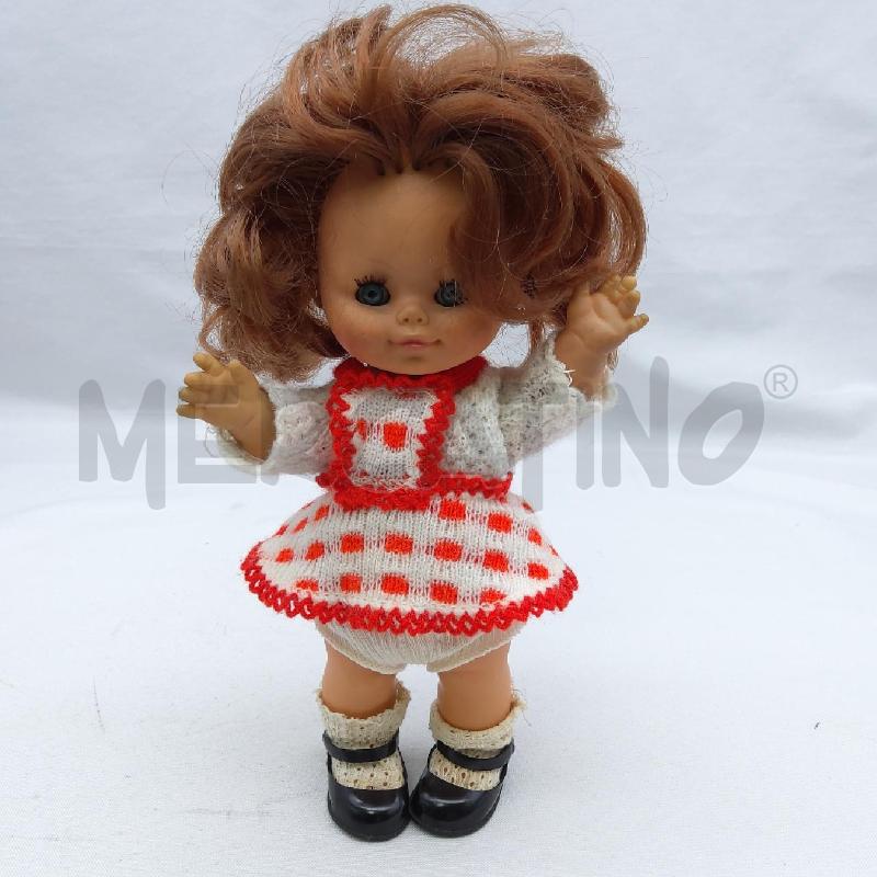 BAMBOLINA MIGLIORATI VESTITO BNC ROSSO H 23 CM | Mercatino dell'Usato San maurizio canavese 4