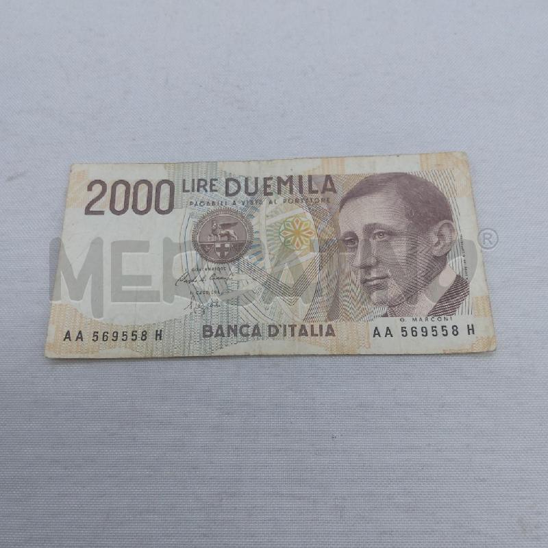 BANCONOTA VECCHIA LIRE 2000 | Mercatino dell'Usato San maurizio canavese 1
