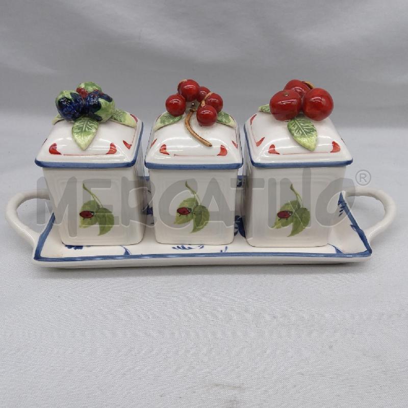 BARATTOLI PZ. 3 VILLEROY BOCH CN VASSOIO FRUTTI BOSCO | Mercatino dell'Usato San maurizio canavese 3