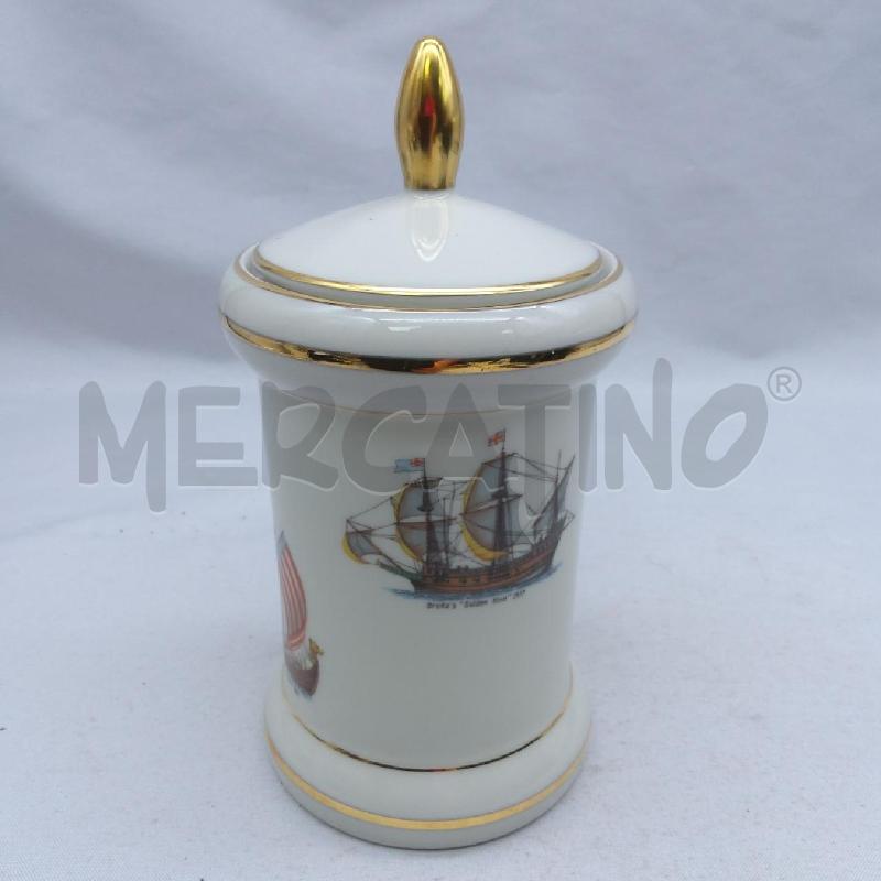 BARATTOLO CERAMICA BAVARIA DECORO VELIERI | Mercatino dell'Usato San maurizio canavese 2