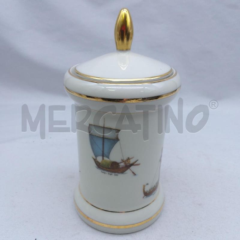 BARATTOLO CERAMICA BAVARIA DECORO VELIERI | Mercatino dell'Usato San maurizio canavese 3