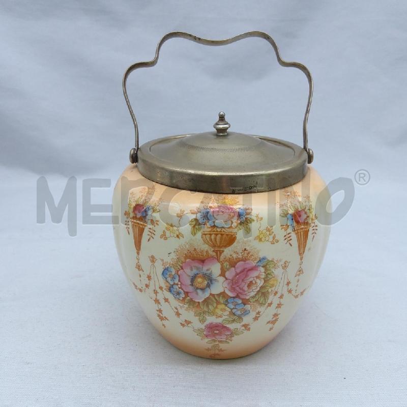 BARATTOLO CERAMICA INGLESE MANICO E COPERCHIO | Mercatino dell'Usato San maurizio canavese 1