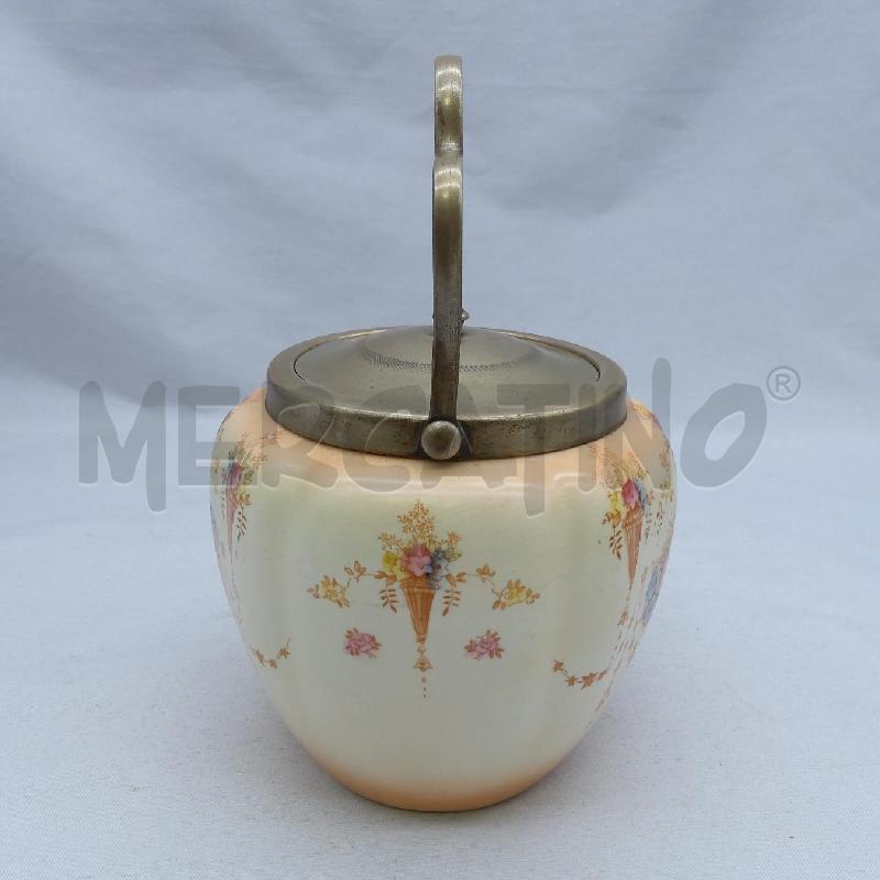 BARATTOLO CERAMICA INGLESE MANICO E COPERCHIO | Mercatino dell'Usato San maurizio canavese 4