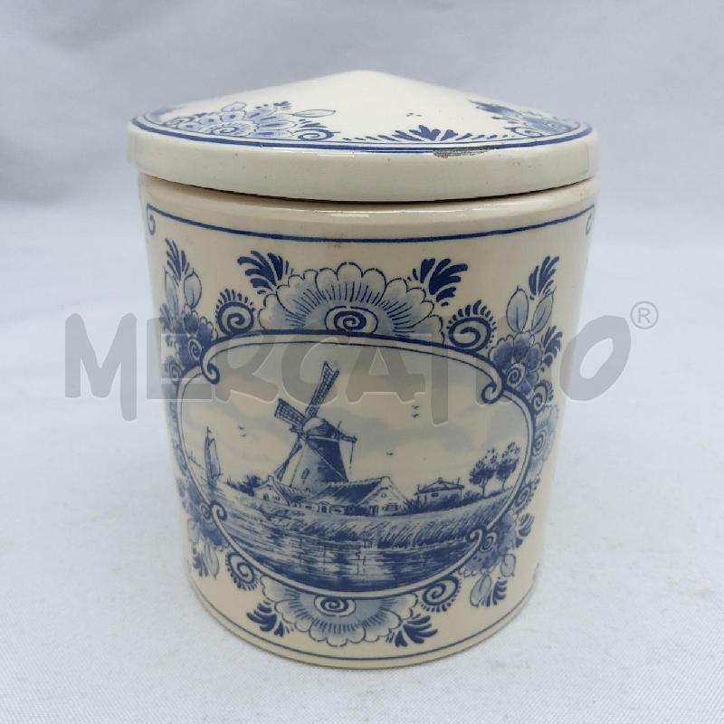 BARATTOLO CERAMICA OLANDESE AVORIO BLU GOUDSE | Mercatino dell'Usato San maurizio canavese 3