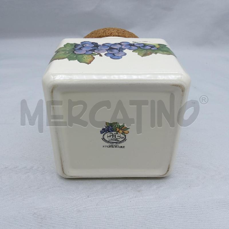 BARATTOLO CERAM SIC DECORO MADRID GRAPPOLO UVA TAPPO SUGHERO | Mercatino dell'Usato San maurizio canavese 4