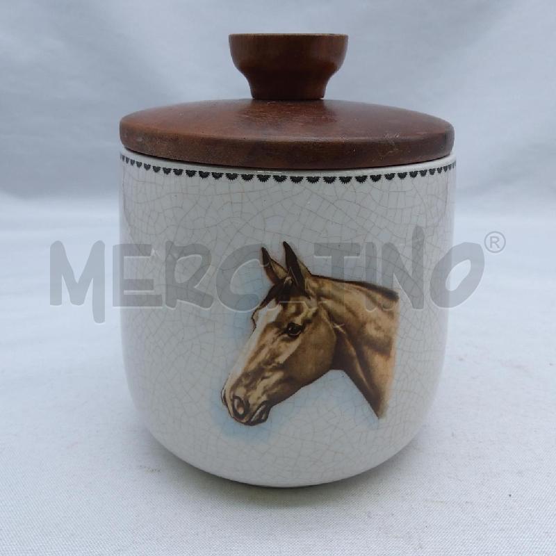 BARATTOLO SAVINELLI CERAMICA TAPPO LEGNO PORTA TABACCO | Mercatino dell'Usato San maurizio canavese 1