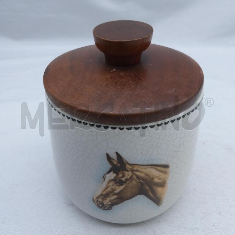 BARATTOLO SAVINELLI CERAMICA TAPPO LEGNO PORTA TABACCO | Mercatino dell'Usato San maurizio canavese 3