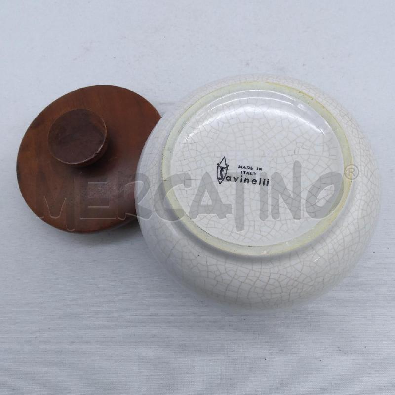 BARATTOLO SAVINELLI CERAMICA TAPPO LEGNO PORTA TABACCO | Mercatino dell'Usato San maurizio canavese 4